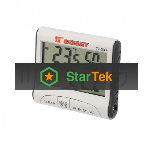 Метеостанции Rexant 70-0515 Термогигрометр комнатно-уличный