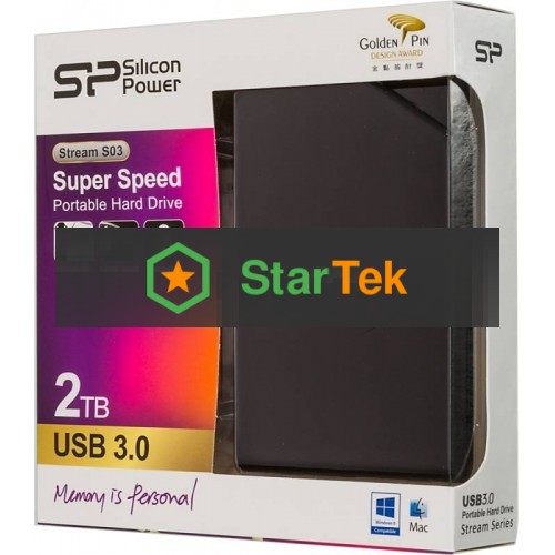 Внешний жесткий диск Silicon Power USB 3.0 2Tb S03 Stream 2.5