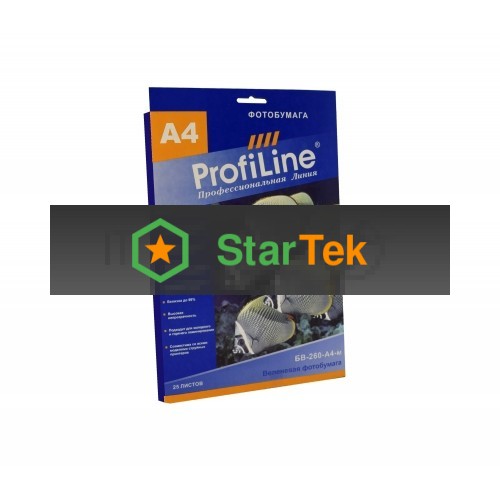 БВ-260-А4-м-25 Фотобумага веленевая микропористая фактурная, 260г/м2, А4, 25л, 2880 dpi