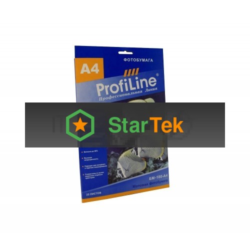 БМ-180-А4-25 Фотобумага матовая, 180 г/м2, А4, 25 л, 2880 dpi