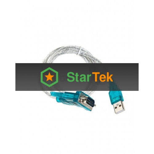 Кабель AM/Com port 9pin 1.2м Aopen/Qust адаптер USB -> RS232, DE9P (добавляет в систему новый COM порт), ACU804