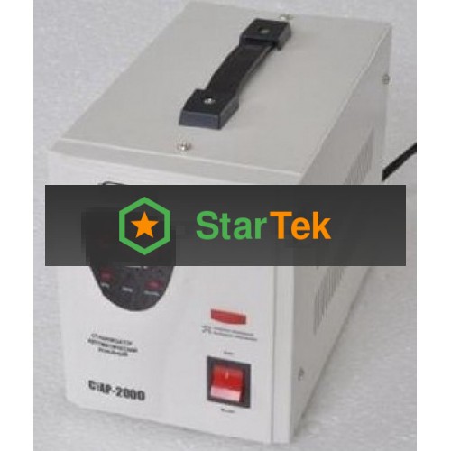 Стабилизатор напряжения RUCELF CTAP-2000VA 2000ВА, диапазон 140-270,однофазный,управление релейное, дисплей,точность 220+-6%, КПД 98%.