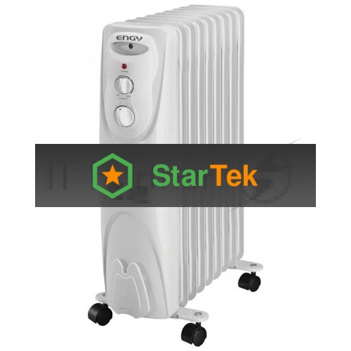 Масляный обогреватель Engy EN-1309 (9 секций) белый, 2000 Вт,.20 м2, термостат