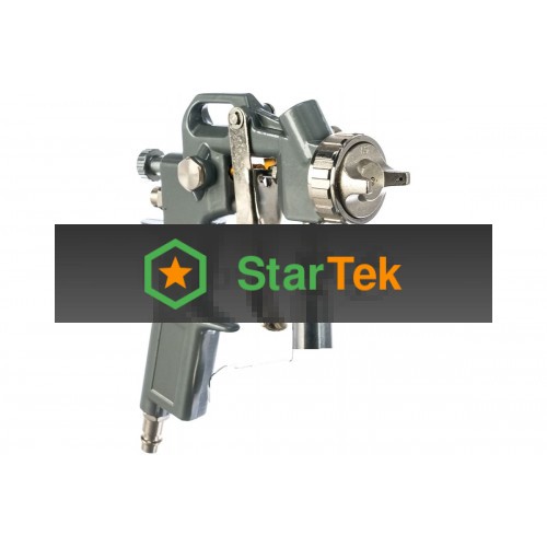 Краскопульт пневматический MATRIX 57317с нижним бачком v=075k + сопла диаметром 1.2 1.5 и 1.8мм