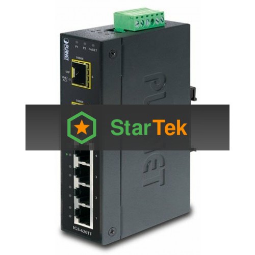 Коммутатор IGS-10020MT индустриальный управляемый коммутатор IP30 Industrial 8* 1000TP + 2* 100/1000F SFP Full Managed Ethernet Switch (-40 to 75 degree C), 1588