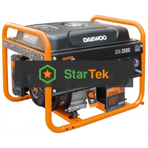 Генератор DAEWOO GDA 3500E 2.8/3.2кВт 230В 208см3 7.0лс 15л 2х230В 42кг