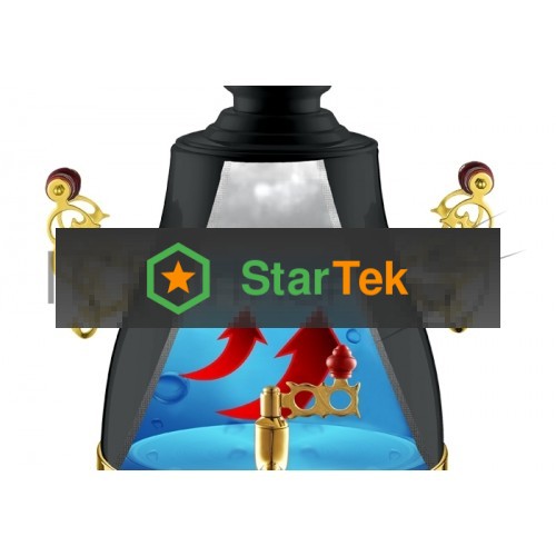 Самовар Centek CT-0092 B (черн+рисунок+золото), 4.0л, 2300Вт, поддерж.t + LED индикатор