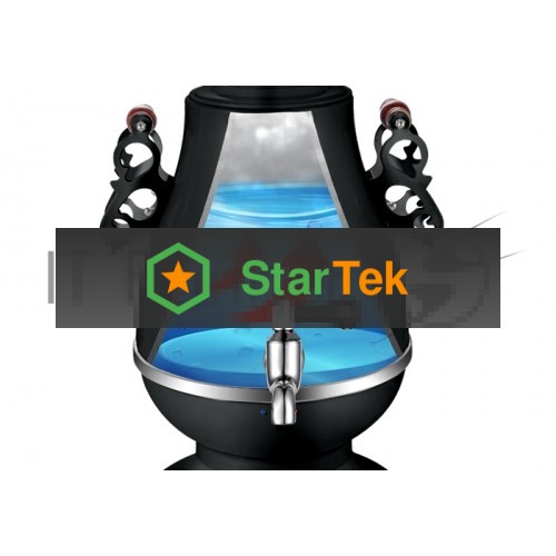 Самовар Centek CT-0091 B (черн+рисунок), 4.0л, 2300Вт, поддерж.t + LED индикатор, керам заварник