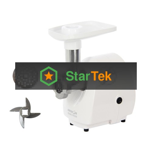 Мясорубка Аксион М25.10, белый мрамор, 1500 Вт, до 10кг/ч