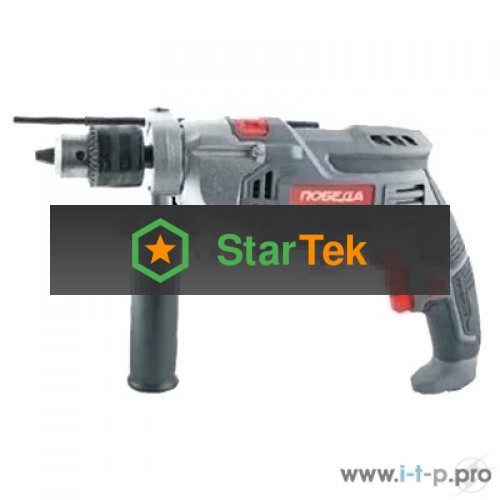 Дрель ударная ПОБЕДА ДУ-13/1135 120301135 1135 Вт, Ключевой патрон, 13 мм, 48 000 мин-1