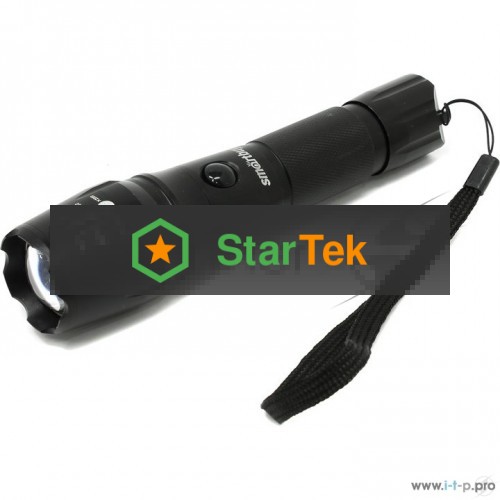 Аккумуляторный Светодиодный фонарь Smartbuy SBF-20-K CREE XM-L T6 10W с системой фокусировки луча, черный