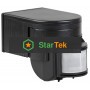 Датчик движения Iek LDD10-012-1100-002 ДД 012 черный, макс. нагрузка 1100Вт, угол обзора 180град., дальность 12м, IP44, ИЭК