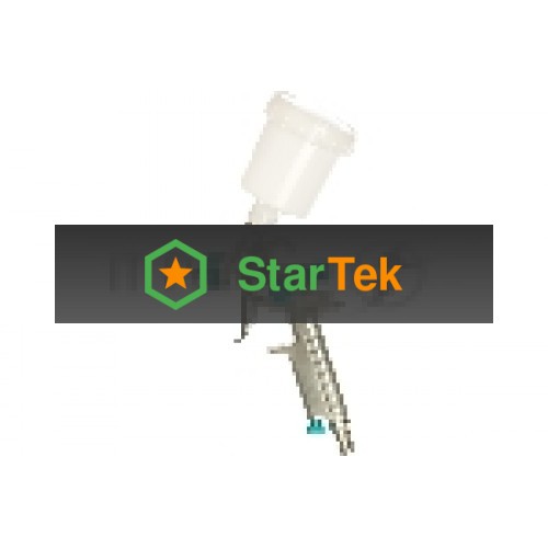 Краскопульт пневматический STELS ag 810 hvlp 57361гравитационный сопло 0.8мм и 1мм