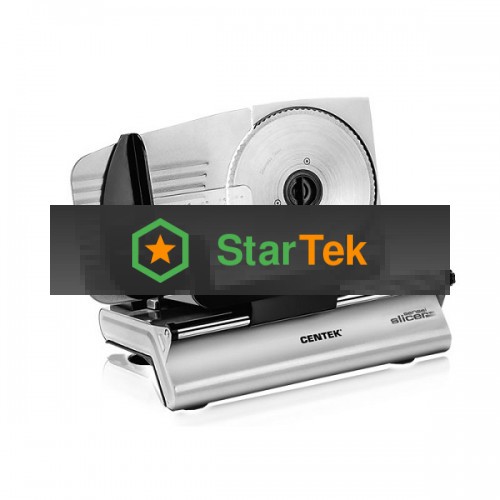 Ломтерезка Centek CT-1380, 150 Вт, толщина нарезки 3-15мм, держатель крайнего ломтика