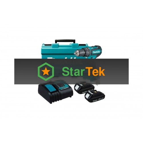 Аккумуляторная дрель-шуруповерт Makita DHP485SYE б\щет, 18В, 2х1.5 АчLi-ion, БЗП-13мм,0-500\1900об\м, 50\25Нм