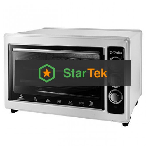 Духовка электрическая Delta D-0123 белая с тэном повыш мощности,1300 Вт, 37 л