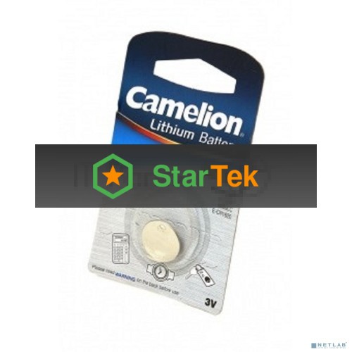 Батарейка литиевая Camelion CR1620 BL-1 (CR1620-BP1, 3V)