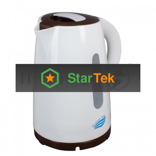 Чайник электрический Великие Реки Томь-1 бел/коричневый