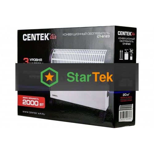 Centek Конвекционный обогреватель CT-6123 2000Вт/20м/ CT-6123