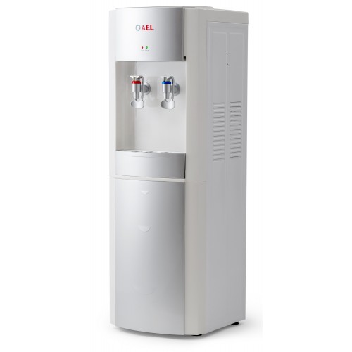 Кулер AEL LD-AEL-28 напольный электронный белый/серебристый