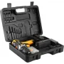 Аккумуляторная дрель-шуруповерт DEKO Banger 20V ONE + в кейсе + набор 63 инструмента для дома, 20В, 2х1.5Ач