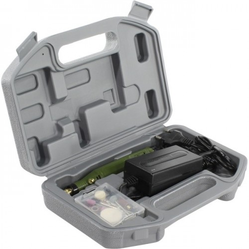 Дрель (гравер) Rexant 5000 - 18000 об/мин, 20 Вт, 26 насадок, блистер