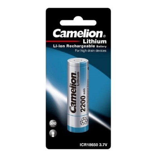 Аккумулятор Camelion ICR18650 2200 mah 3.7 V, Li-Ion/ LiCoO2