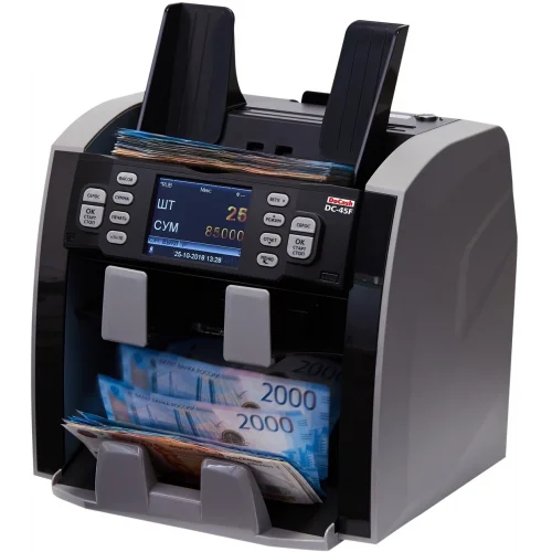 Сортировщик банкнот DoCash DC-45F (14841) автоматический, рубли/доллары/евро/юани/фунты