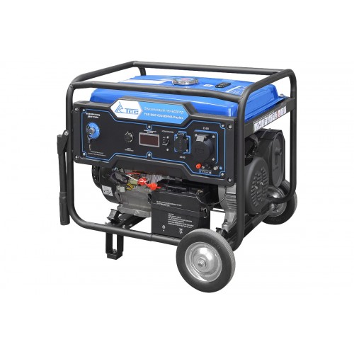 Электрогенератор бензиновый ТСС SGG 6000EHNA Duplex, 6.5 кВт, 74 дБ, 85 кг