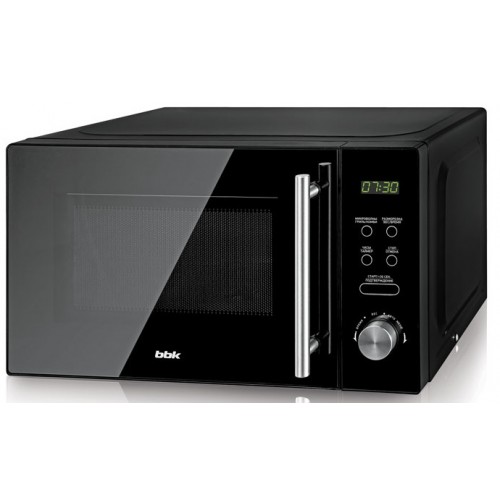 Микроволновая печь BBK 20MWG-732T/B-M черный, 20 л, 700 Вт, переключатели - поворотный механизм/кнопки