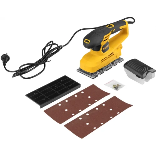 Машина плоскошлифовальная вибрационная VS-90-187, 240 Вт, 6000-11000 об/мин Denzel