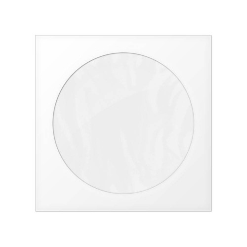 Конверт для CD бумажный с окном, с клейким клапаном, белый (100шт.)