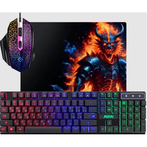 Беспроводная клавиатура/мышь ALION GS-987 RU черный 52987 Defender