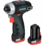 Дрель-шуруповерт Metabo PowerMaxx BS 600080500, Аккумуляторный, 12В, 2 АКБ