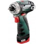 Дрель-шуруповерт Metabo PowerMaxx BS 600984500, Аккумуляторный, 12В, 2 АКБ, Кейс