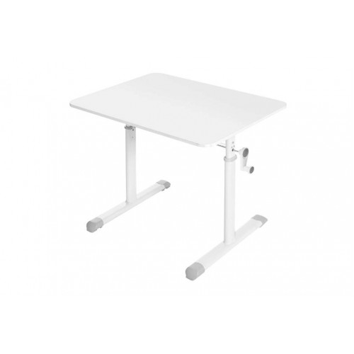 Офисный стол Defender Legend белый, 80*60см, в63-86см, ручной.