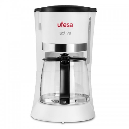 Кофеварка капельная Ufesa CG7123 ACTIVA белый, исп. кофе - молотый, 1.5 л, 800 Вт.