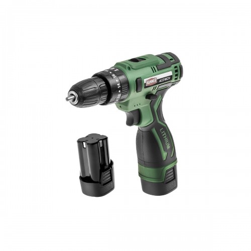 Аккумуляторная дрель ударная Hammer ACD16CH 16В 2x 2Ач LiION 10мм 0-350/0-1350об/мин, 30 Нм, кейс 824160