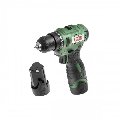 Дрель-шуруповерт Hammer ACD12BLC, Аккумуляторная, 12В, 2 АКБ, Кейс