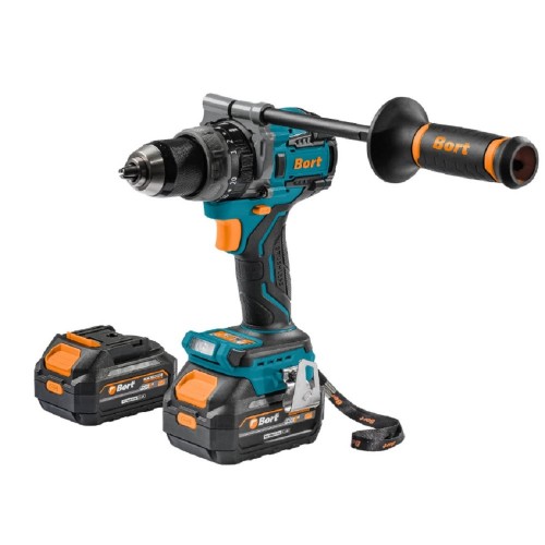 Дрель-шуруповерт Bort BAB-21Ix2Li-XDK 93414943, Аккумуляторная, 18В, 2 АКБ, Ударная