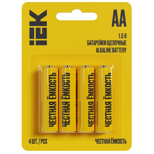 Батарейка щелочая Alkaline Optima LR06/AA (4шт/блистер)