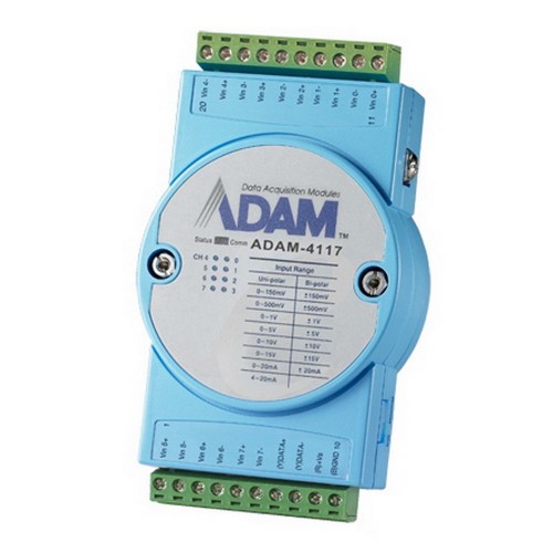 Модуль ввода, 8 каналов аналогового ввода, Modbus RTU/ASCII Advantech ADAM-4117-B