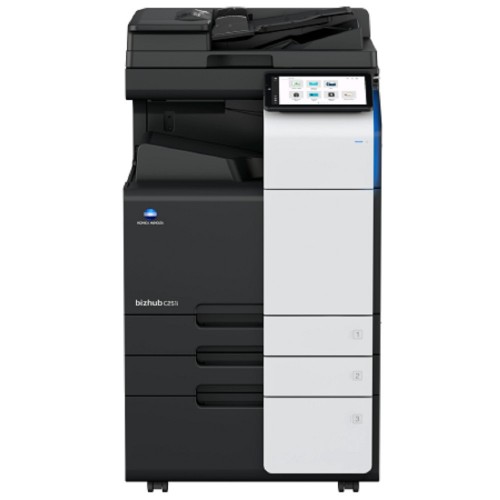 МФУ Konica Minolta bizhub C251i (A3, 25 стр./мин, без крышки и ADF, без тумбы, без картриджей, без кабеля питания, запуск только инженером платно)