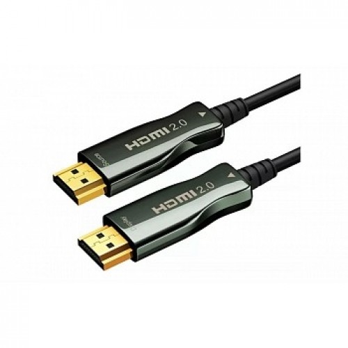 Кабель HDMI AOC-HM-HM-40M Wize, оптический, 40 м, 4K/60HZ, v.2.0, ARC, 19M/19M, черный, коробка
