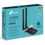 Адаптер 11AX 3000Mbps dual-band PCI-E adapter, 2402Mbps at 5G and 574Mbps at 2.4G, support Bluetooth 5.0, WPA2 encryption, two external Antennas.