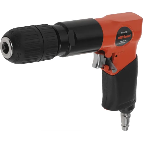 Дрель прямая Av Steel AV-701107 114л/мин патр.:быстрозажимной оранжевый/черный
