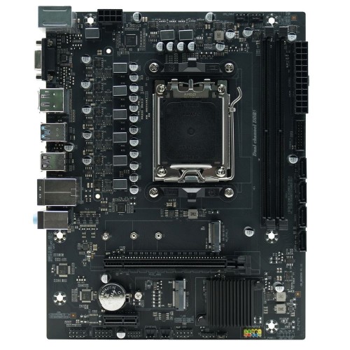 Материнская плата AFOX B650D5-MA-V2, AM5, AMD B650, 2xDDR5, 4xSATA, 1xM.2, 1xPCIe 4.0 x16, 1xPCIe x1, 1xHDMI, 1xDP, 1xVGA, 1x 1Gb LAN, 8xUSB-A (3x3.2 Gen 1, 5x2.0), 3x3.5 мм, 5.1, microATX