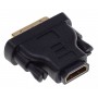 Адаптер Buro DVI-D(m)/HDMI (f) Позолоченные контакты черный (BHP RET ADA_HDMI-DVI)