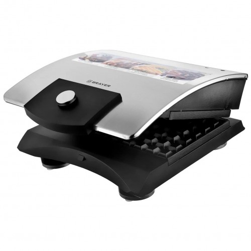 Вафельница BRAYER, 750 Вт, белг.вафли, панель 11*13 см, защита от перегр, индик. готовности