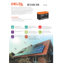 Аккумуляторная батарея Delta CGD 1208 напряжение 12В, емкость 8Ач (151x65x100mm)
